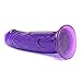 Pleasure Strap On Dildo with harness - 6.5 inches - Jelly - Color (Dark)