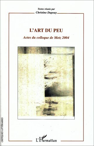 L' art du peu