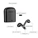 Bluetooth Earbuds Bluetooth Headphones Wireless Earbuds Bluetooth Headsets Mini TWS Earpieces Earphones V4.2 Stereo HD Bluetooth Headphones with Charging Case for Bluetooth Devices,Black (1)