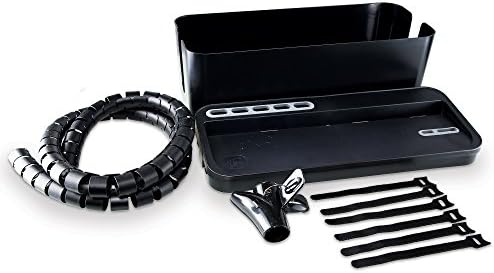 Cable Organizer Black Box to Keep Your Home Neat, Organized and Beautiful (Cable Organizer Starter Kit) - Blameless Gear