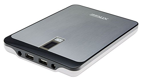 XTPower MP-23000 Power Bank - Ultra High Capacity External Battery with 23000mAh - DC and USB Charger for Laptops, Notebooks, Tablets and Smart Phones - 2 USB 2.1/1A and DC 9V to 20V max. 3A or 60W