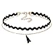 Choker Necklace, Xpatee Women Choker Necklace Set Black Velvet Lace Tattoo Choker Set Girls Stretch Necklace (18 PCS)