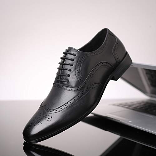 Men's Pointed Toe Shoes - Leather Wedding Shoes Business Fashion Casual Shoes,2019 New - Thumbnail 3