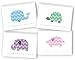 Chevron Animals Baby Congratulations Cards - 24 Cards & Envelopes primary