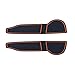 Umon Door Mats Cup Holder Liner for 2018 2019 Subaru Crosstrek and Impreza Accessories(Orange Trim)