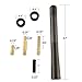 Whizzotech Lexus Toyota Scion TRD Carbon Radio Stubby Fiber Black Aluminum Alloy Screw Antenna Mast 4.7