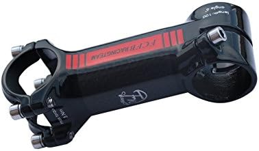 FCFB stem glossy red mtb bike road bike alloy + 3k carbon angle 6 stem road bike stem China Patent ZL 2013 20480319X (80mm)