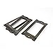 uxcell Office File Drawer Tag Label Holder 85mm x 42mm 4 Pcs Bronze Tone