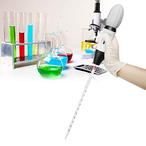 Lab Manual Serological Pipette Controller, 0.1 to 100mL,Black