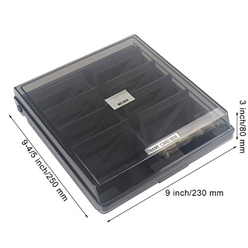 image for MyLifeUNIT Business Card Organizer, Large Name Card Holder with Index 