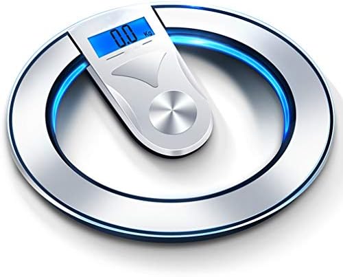SXXDERTY Digital Body Weight Scale Bathroom Electronic Scale with Step-On Technology LCD Backlight Display Tempered Glass