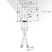 Dailyart 9/16 Single Handle Bathroom Sink Faucet Lavatory Faucet for Bathroom Basin Mixer, White Finish, Solid Brass