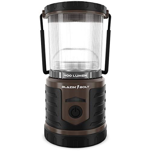 Blazin Bolt 400 Lumen Brightest LED Rechargeable Lantern Hurricane