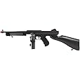 Double Eagle M1A1 Airsoft AEG Tommy Submachine Gun - Black