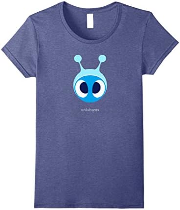 Womens AntShares ANS T-Shirt - Blockchain &amp; CryptoCurrency Shirt Large Heather Blue
