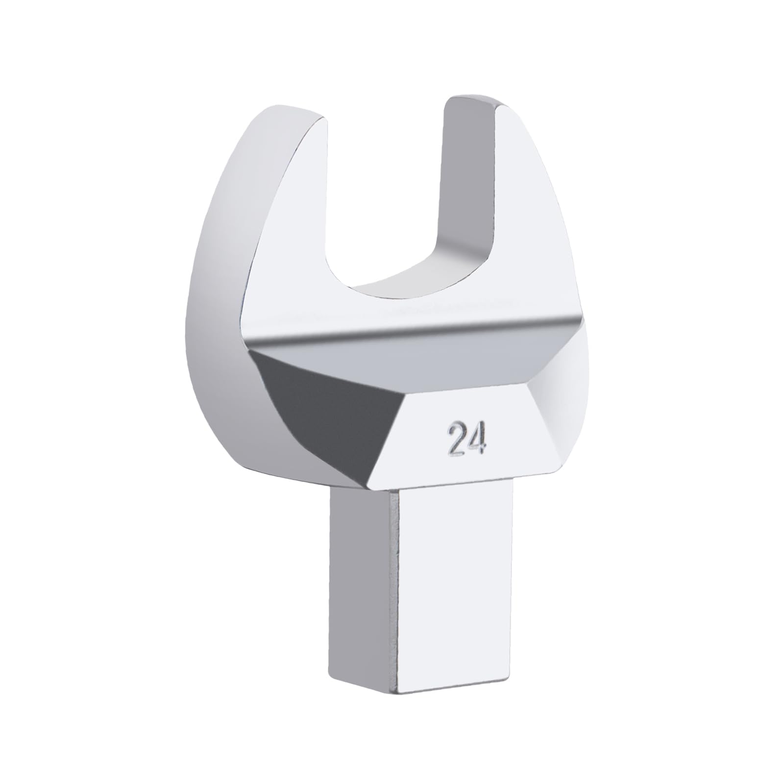 ATsafepro Open-End Socket Tool Torque Open-End Spanner, 9 x 12 mm Insertion Open-End Spanner Interchangeable Torque Wrench 24 mm