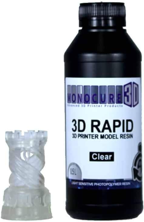 Monocure 3DR-3582C-500B Rapid Resin, 500 mL, 17 oz., Clear