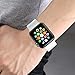 Pack 3 Compatible with Apple Watch Band Series 4, Soft Silicone Band Compatible iWatch Series 4, Series 3, Series 2, Series 1 (Black/Gray/White, 38mm/40mm-M/L)