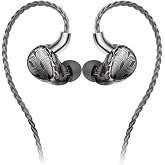 FiiO FA19 10 Balanced Armature in Ear Monitors | Audiophile Earphones with Detachable Pure Silver MMCX Headphone Cable