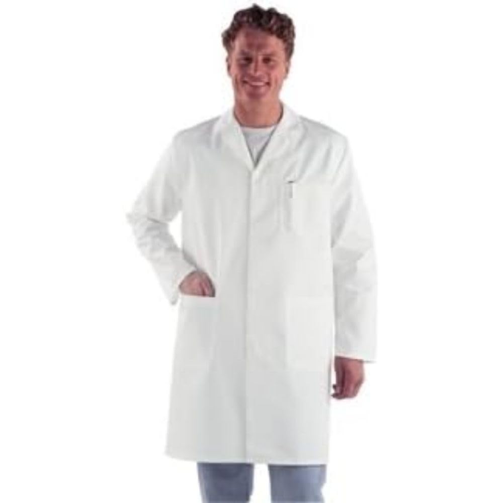 Whites Chefs Clothing A351-L Unisex Coat, White, Large Size