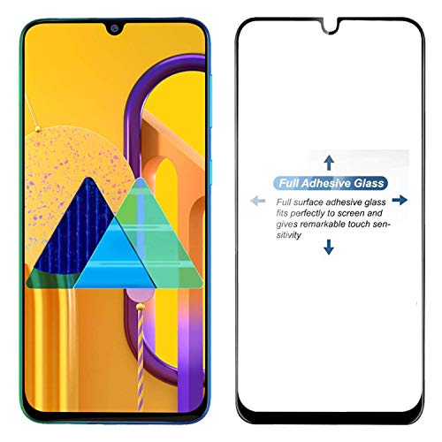 JGD PRODUCTS® Edge to Edge Tempered Glass Screen Protector for Samsung Galaxy M31/M21/M30S/M30/A20/A30 with Installation