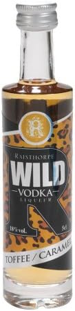 WILD Toffee Caramel Vodka Liqueur 5cl Miniature