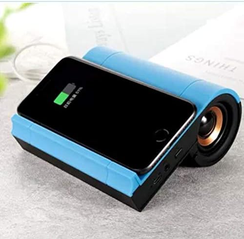 Wireless Bluetooth Speaker, Wireless Charging Audio, Indoor Subwoofer, Support for Hands-free Calling, Suitable for Connecting Mobile Phone Bluetooth,Blue