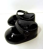 Black Patent Shoes Fits American Girl Doll Shoes, 18 Inch dolls shoes