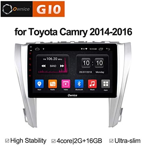 Ownice Quad Core 10.1 inch Android 8.1 Car Radio Player GPS Navigation for Toyota Camry 2014 2015 2016 Support Bluetooth wifi radio mirror link 2G RAM