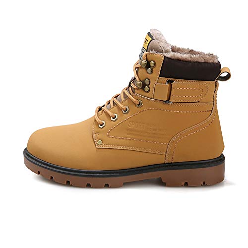 Feitengtd Winter Velvet Men's Shoes Non-Slip Wear-Resistant 