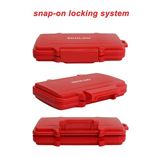 SD Card Holder Case Hunter, SKOLOO Weatherproof Micro SD Card Case
