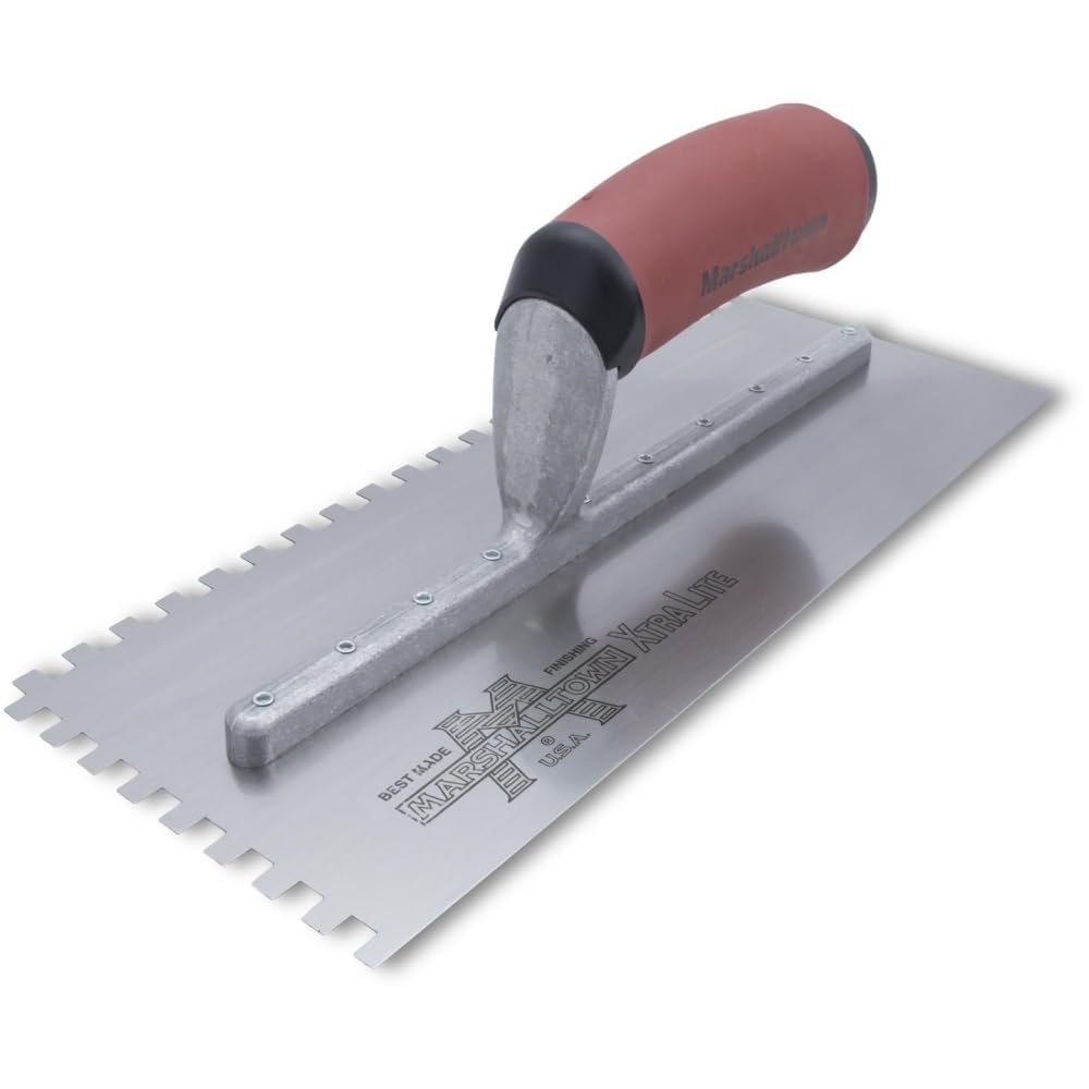 Marshalltown 702SD Square Notched Trowel - Durasoft Handle