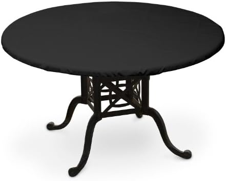 KoverRoos Weathermax 71550 44-Inch Round Table Top Cover, 48-Inch Diameter, Black