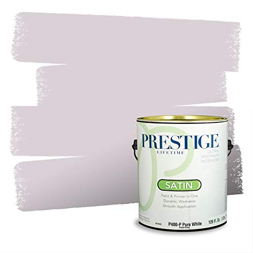 PRESTIGE Paints P400-P-4001-3BVP Paint and Primer In One, 1 gallon, Brushed Lav…