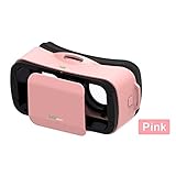 VR Headset V3 - Deep Immersive Virtual Reality Experience on 3D Movies & Games, Mini Compact Light Weight & Comfortable, fits iPhone Samsung Galaxy