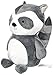 Bedtime Originals Little Rascals Raccoon Plush Ringo, Black/White