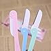 Womens Folding Eyebrow Facial Razors Shapers Shavers Shaving Grooming Trimmers for Facial Hair Removal 2 Pack (total 6 pcs) Value Set