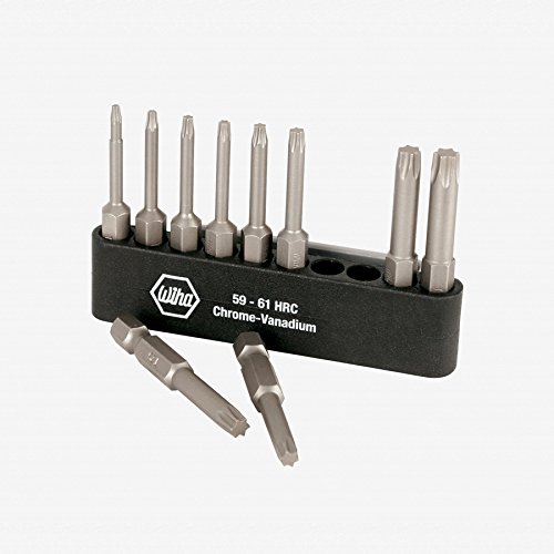 Click Here to See More Images WIHA 74981 Torx Align Power Bit Set, Includes T6-T30 with Holder, 10-Piece
