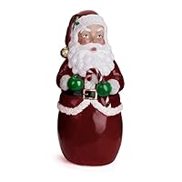 Kasenxet Christmas Santa Claus Decoration Lighted Blow-Up Yard Party Decoration Christmas Garden Decoration self-Operated Beauty West Warehouse delivery (with 3 Batteries)