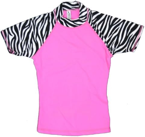 Point Conception Girls Zebra (RGP) Rashguard L Pink
