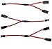 Apex RC Products 3 Pack - 6" / 150mm JR / Spektrum / Hitec Style Servo Y Harness 1031 primary