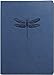 Blue Embossed Dragonfly Faux Leather Journal - Lined