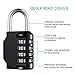 Combination Lock Outdoor Resettable 4 Digit Padlock, AIHYTU 2 Pack Heavy Duty and Weatherproof Combo Lock Combination Padlock Set for School, Gym Sports Locker, Garage, Tool Box, Garden Gate, Storage