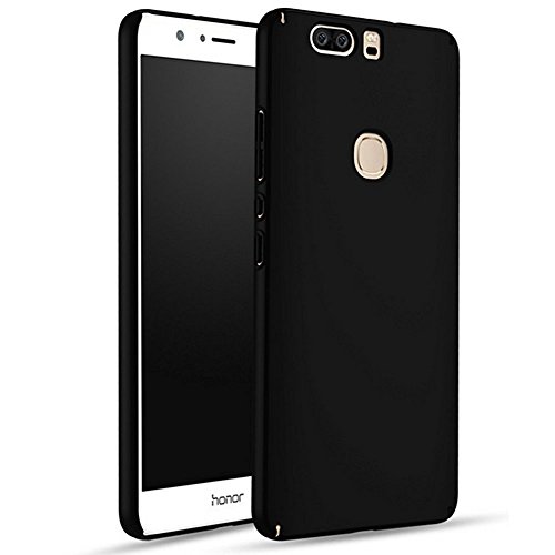 Huawei Honor Note 8 Case,Mustaner Smooth Hard Case Slim Ultra Thin Lightweight Defense Case For Huawei Honor Note 8(Full Black)