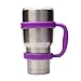 Mug Handle, PHOTNO Handle For YETI Rambler 30 oz Tumblers Slip Handle Yeti Cup (Purple)