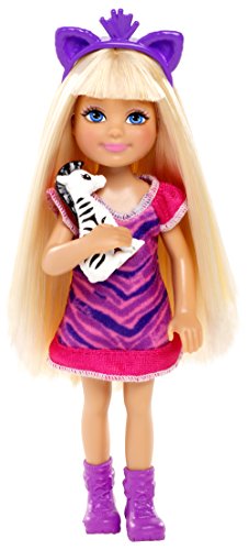 Barbie Sisters Safari Chelsea Doll, Zebra