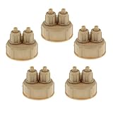 Flameer 5X DIY CO2 Generator Aquarium Plant System Kit Bottle Cap for Aquarium Plant