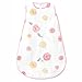 Amazing Baby Cotton Muslin Sleeping Sack, For Baby Girl, Wearable Blanket with 2-way Zipper, Watercolor Roses, Pink, Medium (6-12 Month)