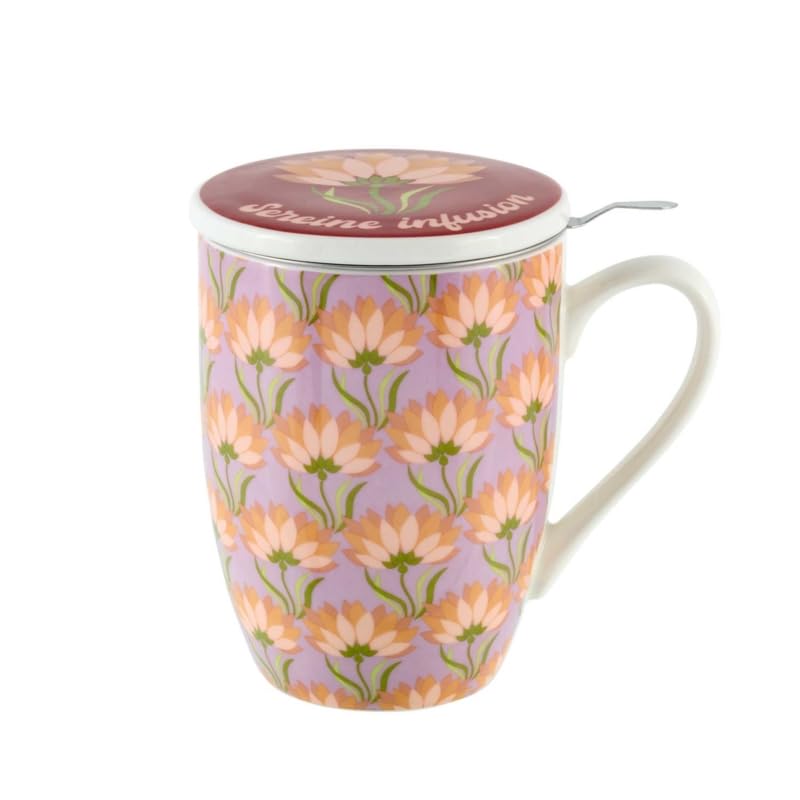 DLP Derrière la Porte Tudor Herbal Tea Pot (+ Filter) Serene Infusion Model