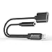 iPhone 7 / 7 Plus Adapter, iPhone 7 Accessories 2 in 1 Lightning Adapter Cable Charge and Headphone Splitter (Black)